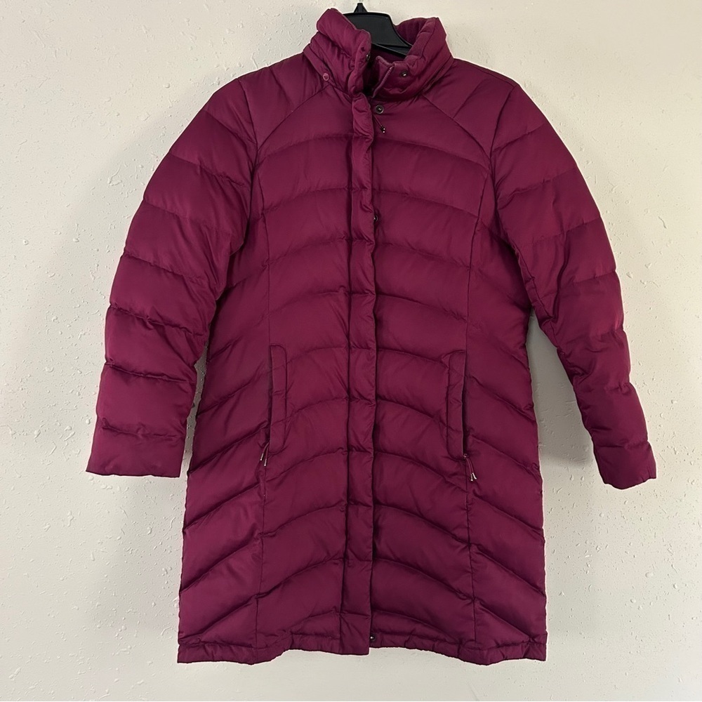 Lands’ End Magenta Winter Coat Warm Outdoor Comfy Pink Purple Medium